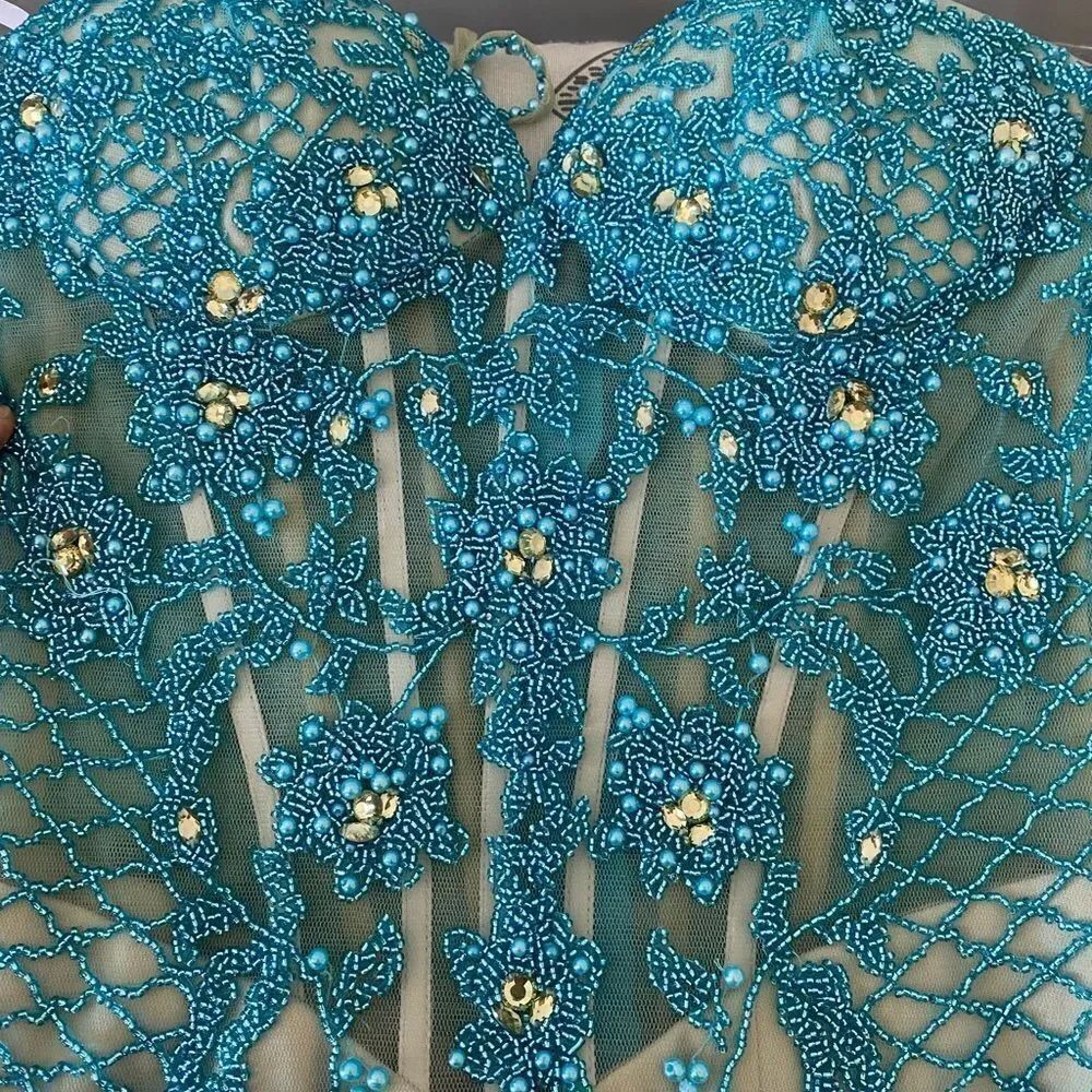 Angela& Alison Beads Prom Dress - Picture 7 of 9